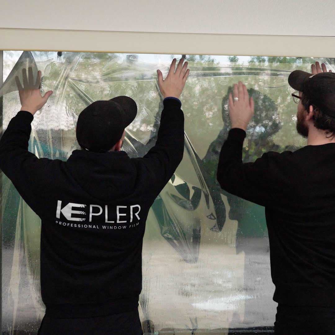 Architectural window film application