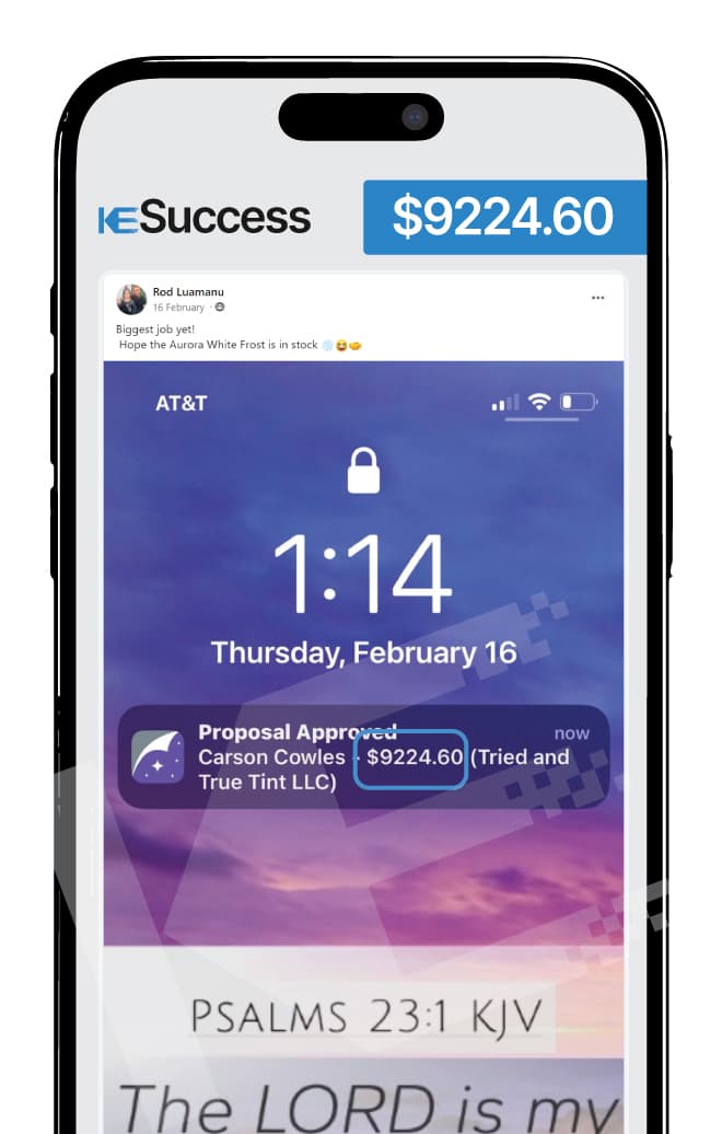 Student result showing $9,224