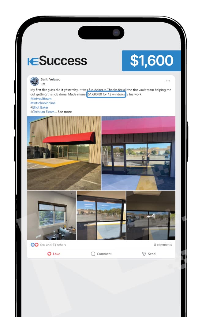 Student result showing $1,600